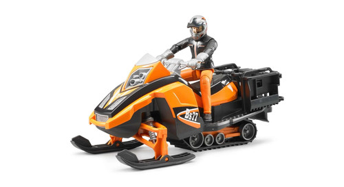 Bruder snowmobil with driver - snowmobil,