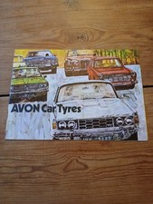 Avon Car Tyres Vintage Sales Brochure
