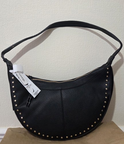 George asda black faux leather - george,