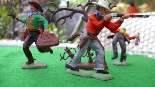 Britains swoppet cowboys - britains,