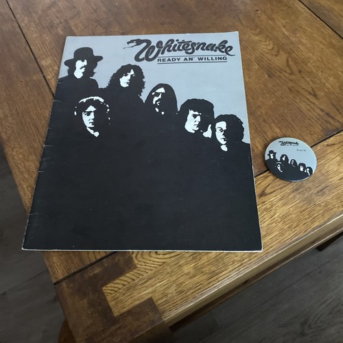 Whitesnake concert program - concert,