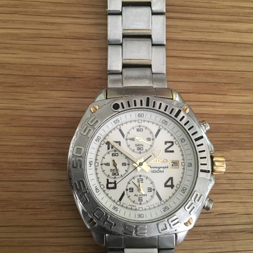 Seiko sna619 two tone - seiko,