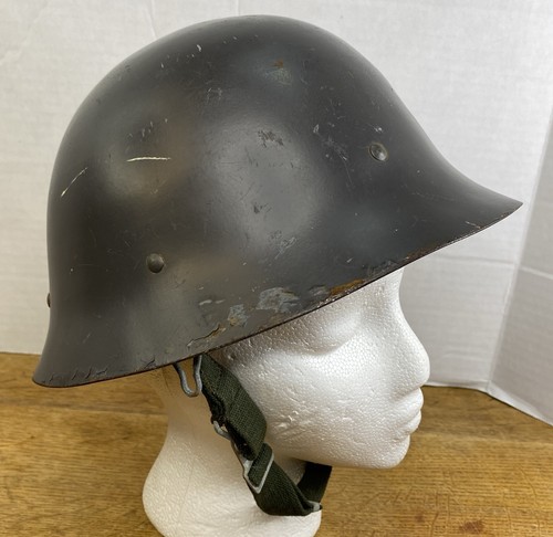 Vintage military steel helmet - military,