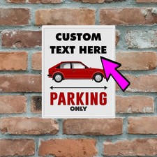 Custom Man Cave Metal Parking
