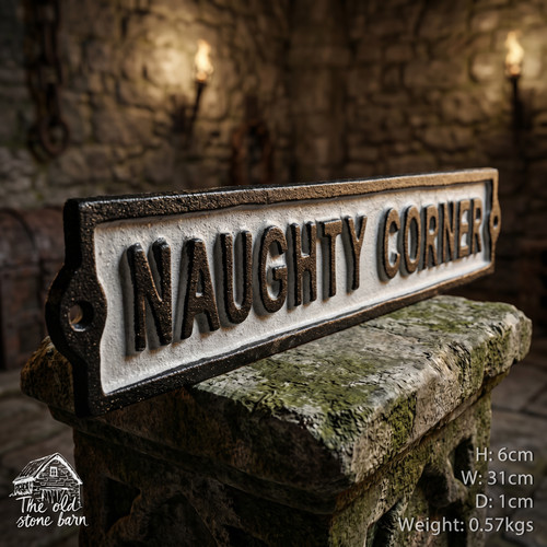 Naughty corner real cast iron - real,