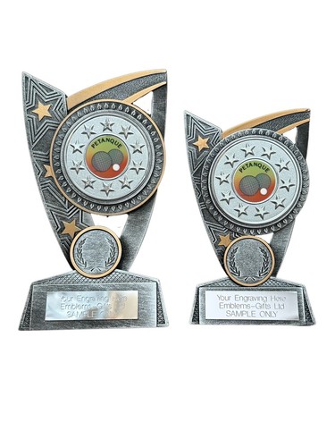 Pétanque award triumph resin - pétanque,