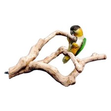 Sky Pets Java Wood Multi Branch Parrot Bird Cage Perch Medium/Small