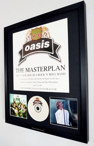 Oasis framed album - oasis, the