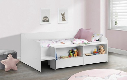 3ft single white low sleeper - 3ft,