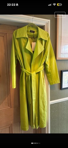 Jayley trench coat lime - trench, green