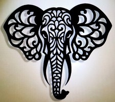 ELEGANT ELEPHANT HEAD METAL