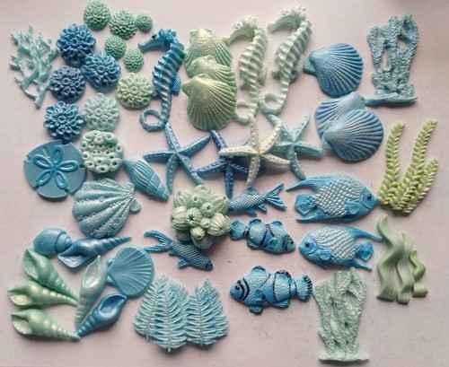 Fondant edible pieces sea - 25,