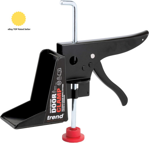 Quick release door clamp - door,