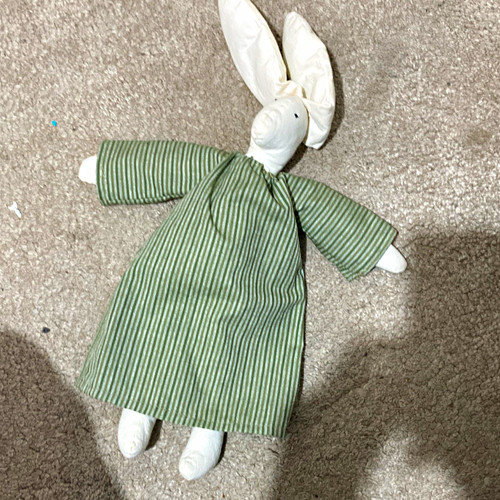 Soft plush bunny - soft, fabric