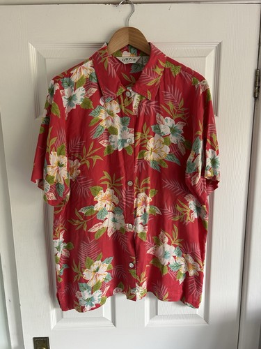 Orvis floral hawaiian - floral, buttoned
