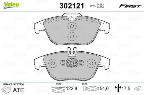 Rear disc brake - brake, valeo