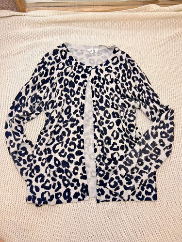 Gap leopard print cardigan - gap,