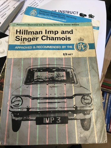 Hillman imp and singer chamois - and,