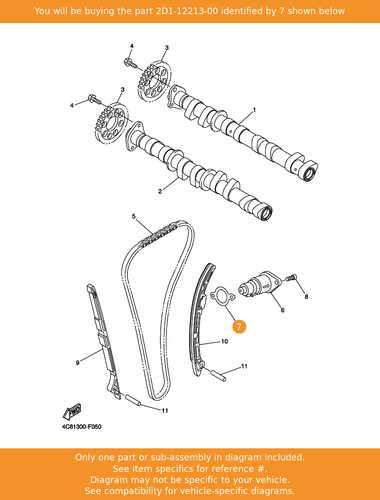 Yamaha gasket tensioner case - tensioner,