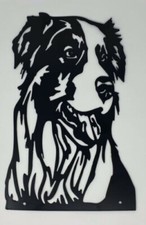 Collie Dog Metal Wall Art