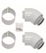 Vaillant 45° Flue Elbow 100mm