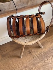 Oka Leather Case For Glass Lantern 