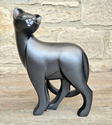 Art cat sculpture figurine - cat,