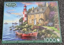 Falcon Deluxe 1000 Pcs Jigsaw Puzzle The Lighthouse Keepers Cottage New & Sealed