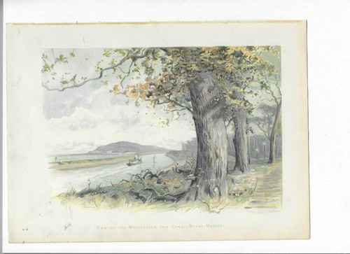 Old coloured print view - 'view, on