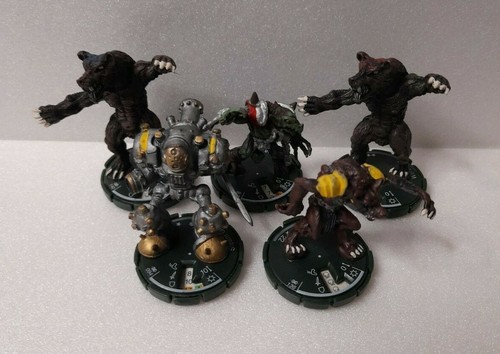 Lot vtg 2002 mage knight - 5x,