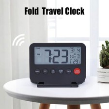 Fold Traveling Alarm Clock Multi-functional Electronic Wall Clock