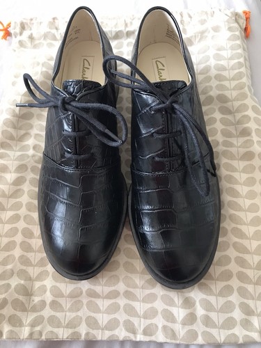 Clarks orla kiely agatha black - kiely,