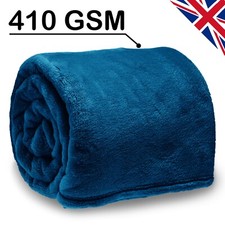 Warm Fleece Blanket Faux Fur