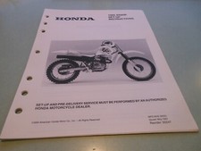 NEW Honda OEM 1995 XR80R