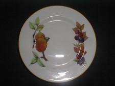 Royal Worcester China Pair of Evesham Gold 6.5" Bread Tea Side Plates x 2 UNUSED