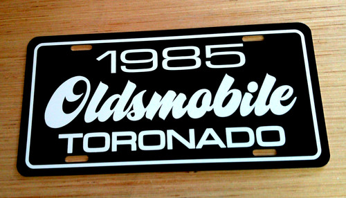 1985 olds toronado license - 1985,
