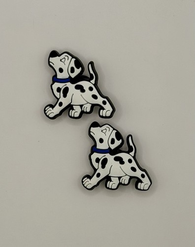Dalmatian dog shoe charms - dog,