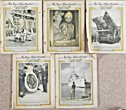 The war illustrated - 5, magazine