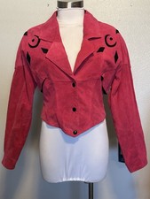 Vintage 1980s CHIA Retro Suede
