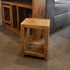 Rustic wooden stool - rustic, stool,