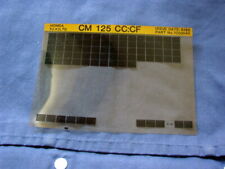  HONDA CM125 CM 125 CC CF GEN PARTS CATALOGUE MICROFICHE 1985