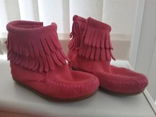 MINNETONKA Fringe Ankle Bootie