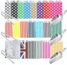 Sweet Bags, Scoops & Tongs - DIY Candy Buffet Kit Party Wedding Birthday Retro