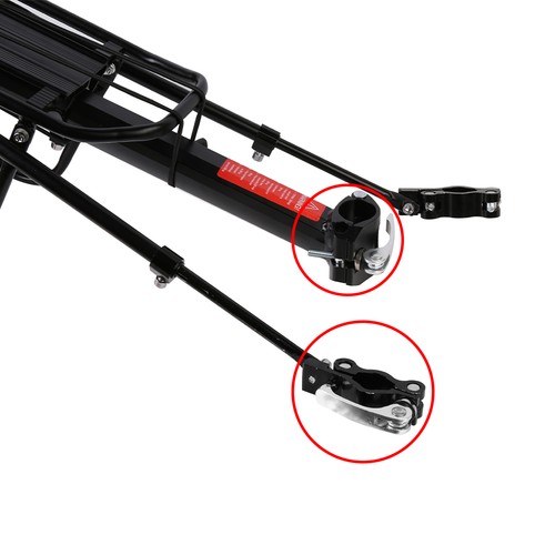 Aluminium alloy bicycle rear - aluminium,