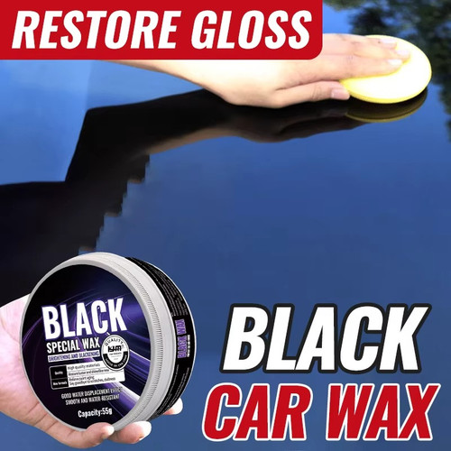 Black car wax professional - black,