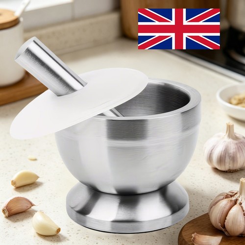 Mortar pestle set stainless - mortar,