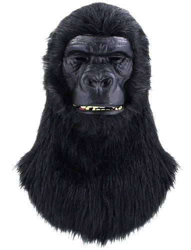 Black gorilla mask - gorilla, chimp