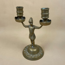 Vintage 2 Arm Candelabra Brass