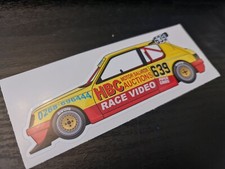 Ricky Hunn sticker National Hot Rod world champion 1994 Peugeot 205 