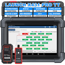 LAUNCH X431 PRO TT DYNO Car OBD2 Scanner FULL System Diagnostic ECU Coding